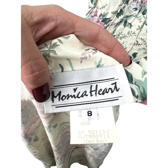 Monica Heart 8 M Sleevless dress w Matching blazer jacket  cottagecore couch - Picture 6 of 6